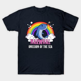 Narwhal Fish Unicorn Of The Sea T-Shirt